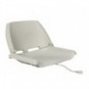 Grey folding seat without cushion