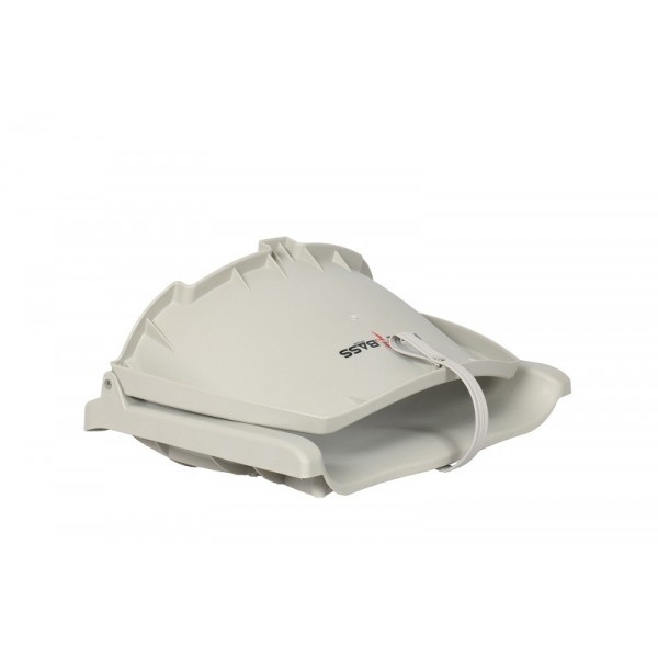 siège pliant gris sans coussin pike'n bass replié - N°4 - comptoirnautique.com