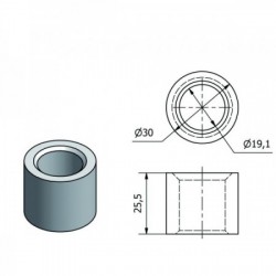 embout surélevateur pour platine haute pike'n bass de face