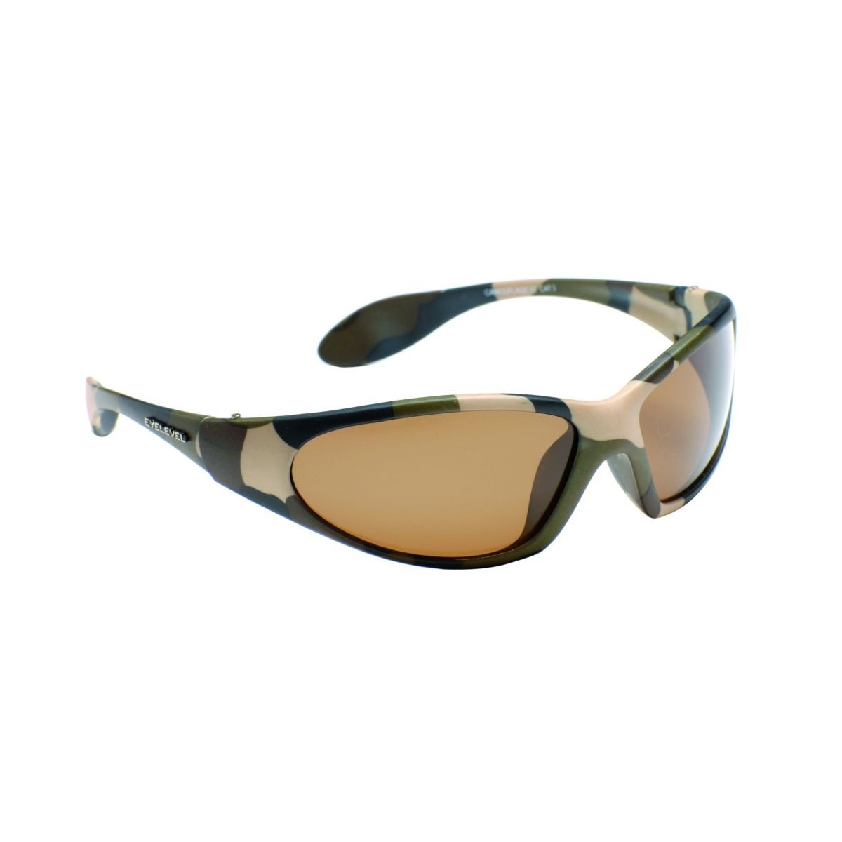 lunettes polarisantes eyelevel camouflage ambre de face