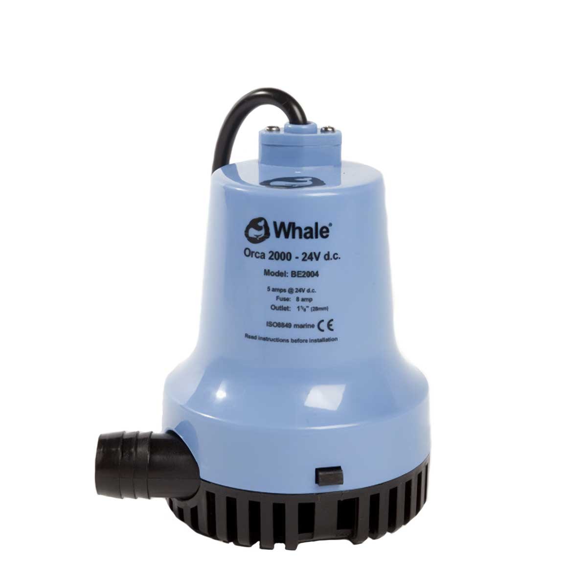 Pompe de cale électrique Whale Orca 24V - 126L/min
