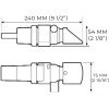 Pompe de cale électrique automatique Supersub Smart 1100 - 12V - 66 L/min - N°5 - comptoirnautique.com