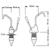 Pompa per lavello manuale Flipper Mk4 - 8 L/min - N°6 - comptoirnautique.com