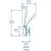 MK5 pompa manuale per acque reflue - montaggio a paratia - 66 L/min - N°6 - comptoirnautique.com