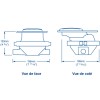 Pompa di sentina manuale compatta - Compac 50 - 35 L/min - N°2 - comptoirnautique.com