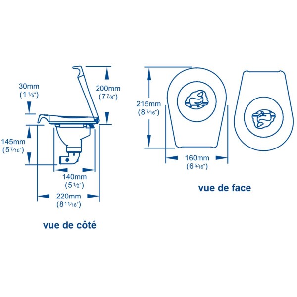 Pompa di sentina manuale compatta Smartbail - 45 L/min - N°7 - comptoirnautique.com