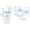 Pompa di sentina manuale compatta Smartbail - 45 L/min - N°7 - comptoirnautique.com