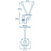 Pompa di sentina manuale Gusher Titan - montata attraverso il ponte/paratia - 105 L/min - N°5 - comptoirnautique.com