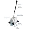 Gusher 30 manual bilge pump - through-deck mounting - 117 L/min - N°5 - comptoirnautique.com