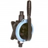 Pompa di sentina manuale Gusher Urchin - attraverso il ponte con maniglia fissa - 55 L/min