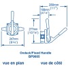 Pompa di sentina manuale Gusher Urchin - attraverso il ponte con maniglia fissa - 55 L/min - N°6 - comptoirnautique.com