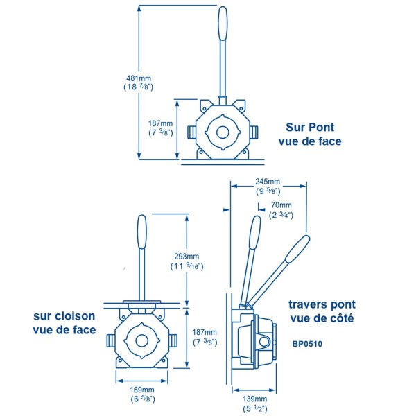 MK5 Universal manual bilge pump - 66 L/min - N°6 - comptoirnautique.com 