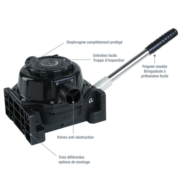 MK5 Universal manual bilge pump - 66 L/min - N°7 - comptoirnautique.com 