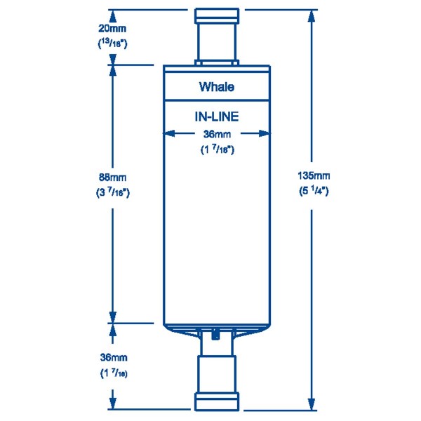 Pompe électrique pour eau douce In-Line High Flow - 12V - 15,8 L/min - N°7 - comptoirnautique.com 