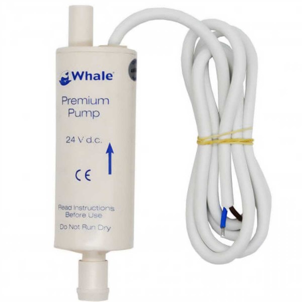 Bomba eléctrica de agua dulce In-Line Premium - 24V - 13,2 L/min - N°1 - comptoirnautique.com 