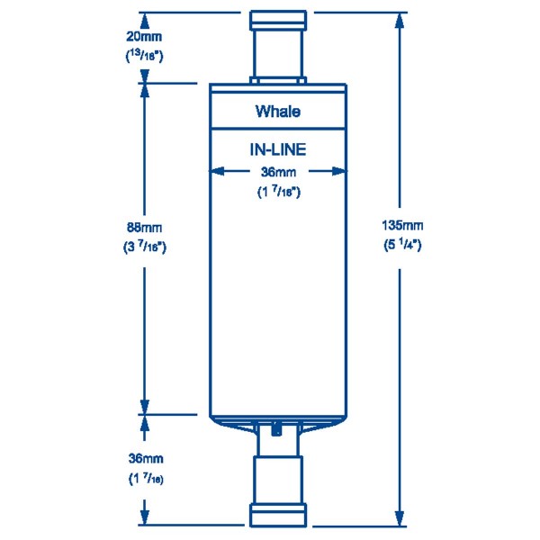 Bomba eléctrica de agua dulce In-Line Premium - 12V 13,2 L/min - N°6 - comptoirnautique.com