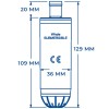 Pompe électrique pour eau douce Whale Submersible Premium - 24V - 13,2 L/min dimensions - N°3 - comptoirnautique.com 