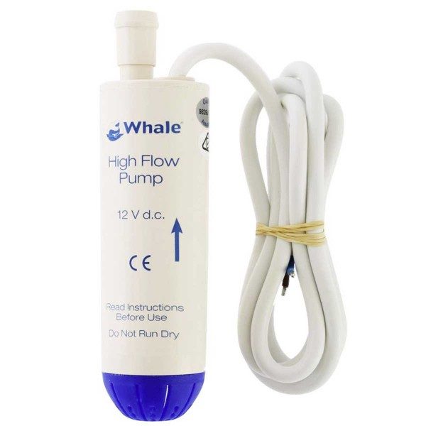 Pompe électrique pour eau douce Whale Submersible High Flow - 12V - 15,8 L/min - N°1 - comptoirnautique.com 
