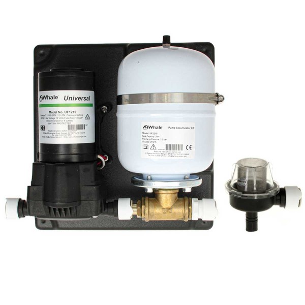 Kit pompe/accumulateur - système d'eau douce 2L - 12V - 11.5 L/min - N°2 - comptoirnautique.com 