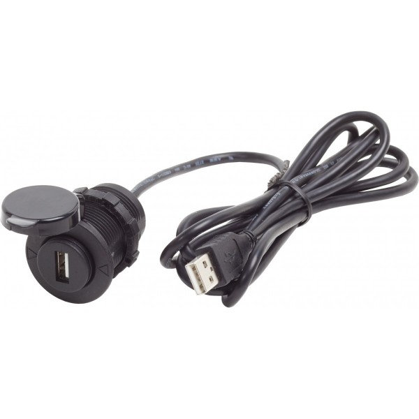 Port USB 2.0 12VDC avec cable d’extension (en vrac) - N°1 - comptoirnautique.com
