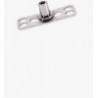 BIGHEAD F2 - Fasteners with rectangular threaded bushing 15x38 mm - Stainless steel