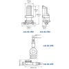 Bomba eléctrica para águas cinzentas Gulley IC + batoque - 24V - 19 L/min - N°4 - comptoirnautique.com 