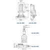 Gulley IC pompa elettrica per acque grigie + tappo - 12V - 19 L/min - N°4 - comptoirnautique.com