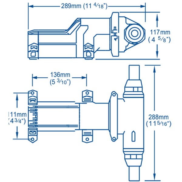 Pompe électrique pour eaux grises & viviers Gulper Grouper Mk1 - 12V - 25.5 L/min - N°8 - comptoirnautique.com 