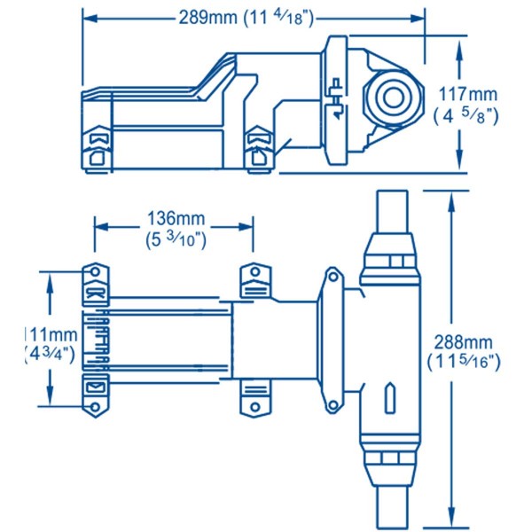 Pompa elettrica per acque grigie e pozzo nero Gulper Grouper Mk2 - 24V - 21,8 L/min - N°8 - comptoirnautique.com