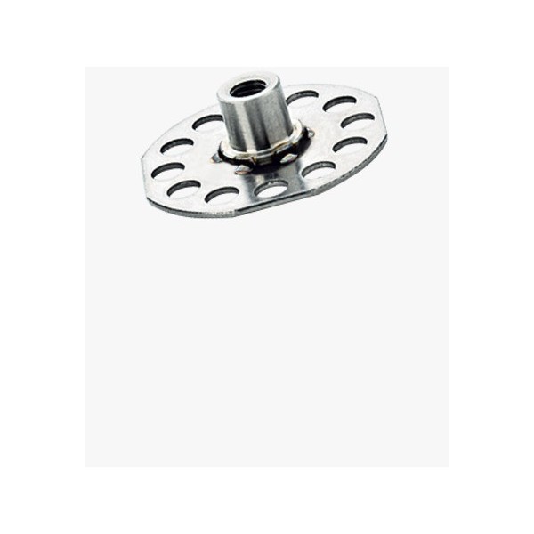 Elementi di fissaggio con bussola filettata a testa quadra 38x38 mm - Acciaio inox (M6x22) (x10) - N°1 - comptoirnautique.com