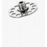 BIGHEAD F2 - Fasteners with 38x38 mm square-head threaded bushing - Stainless steel (M6x22)