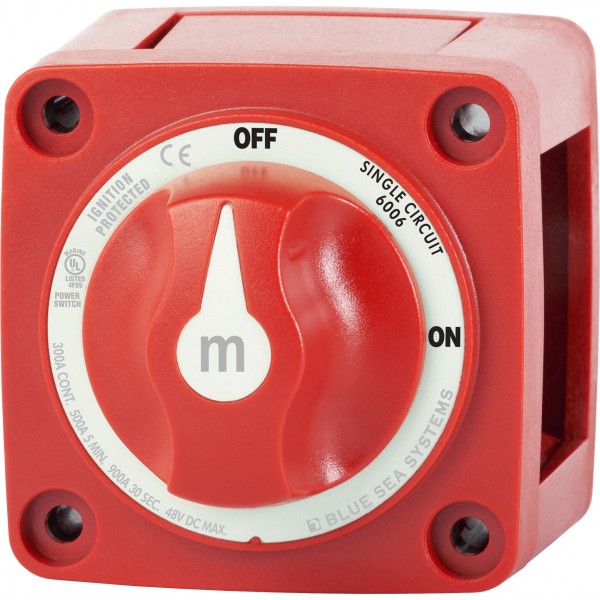 M Interruptor ON/OFF da bateria da série m com botão (solto) - N°1 - comptoirnautique.com 