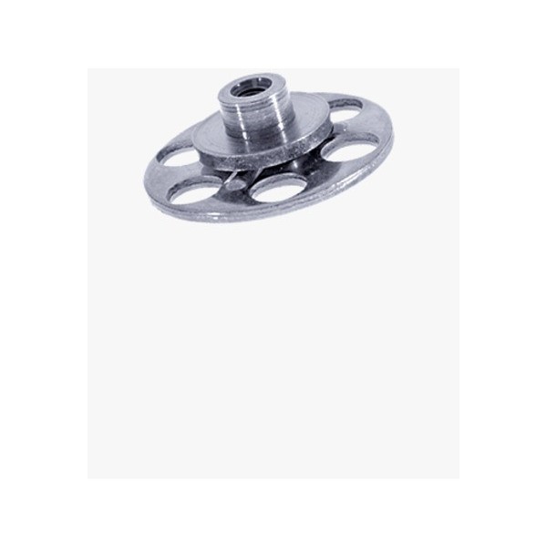 BIGHEAD F2 - Elementi di fissaggio con attacco filettato a testa tonda Ø23 mm aperto - ACCIAIO INOX (M5x5) - N°1 - comptoirnautique.com