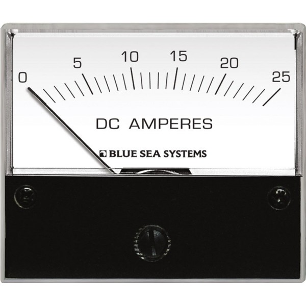 DC 0-25A ammeter with internal shunt (loose) - N°1 - comptoirnautique.com