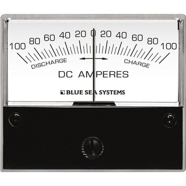 Ampèremètre DC 100–0–100A avec shunt (en vrac) - N°1 - comptoirnautique.com 