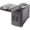 12 / 24VDC dual USB charger 4.8A Switch (bulk) - N°1 - comptoirnautique.com 