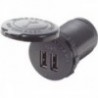 carregador duplo USB 12 / 24VDC com ficha de 4,8A (a granel)