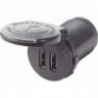 carregador duplo USB de 48VDC com tomada 4A (a granel)