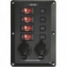 Panneau BelowDeck 12VDC CB 4 Positive 2 prises 12V (en vrac)