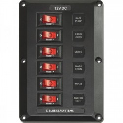 Panel unter Deck 12VDC CB 6...