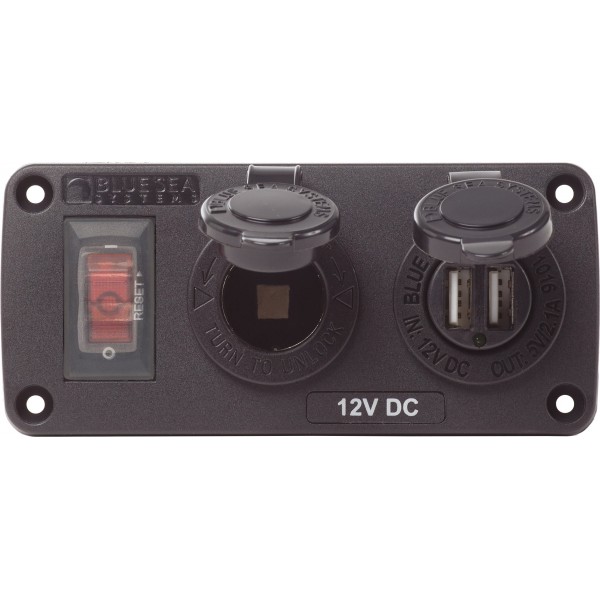 Pannello USB e prese Acc H2O - N°1 - comptoirnautique.com