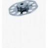 BIGHEAD F1 - Fasteners with Ø38mm closed octagonal round head nut - Zinc-plated steel (10mm)