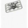 BIGHEAD F1 - Fasteners with square head nut 32 x 32 mm closed - STAINLESS STEEL (12mm)