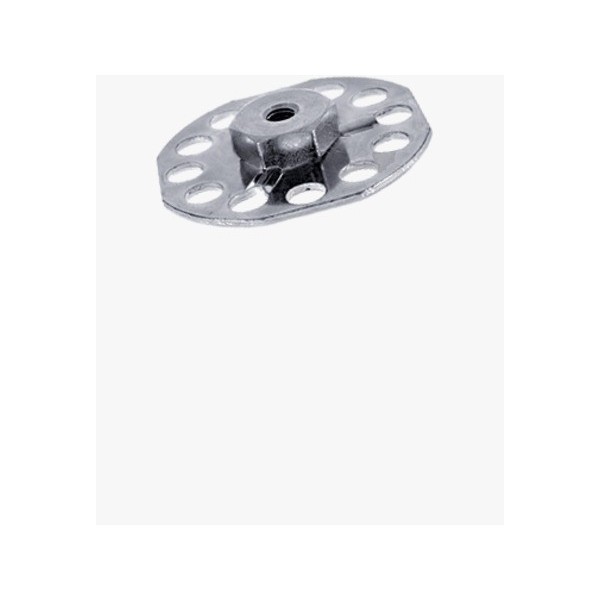BIGHEAD F1 - Elementi di fissaggio con dado ottagonale a testa tonda Ø38mm aperto - ACCIAIO INOX (6mm) - N°1 - comptoirnautique.com