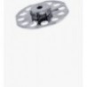 BIGHEAD F1 - Fasteners with Ø38mm open octagonal round head nut - STAINLESS STEEL (12mm)