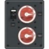Pannello DC a doppio banco per la gestione della batteria, inclusi 2 X 6006-BSS