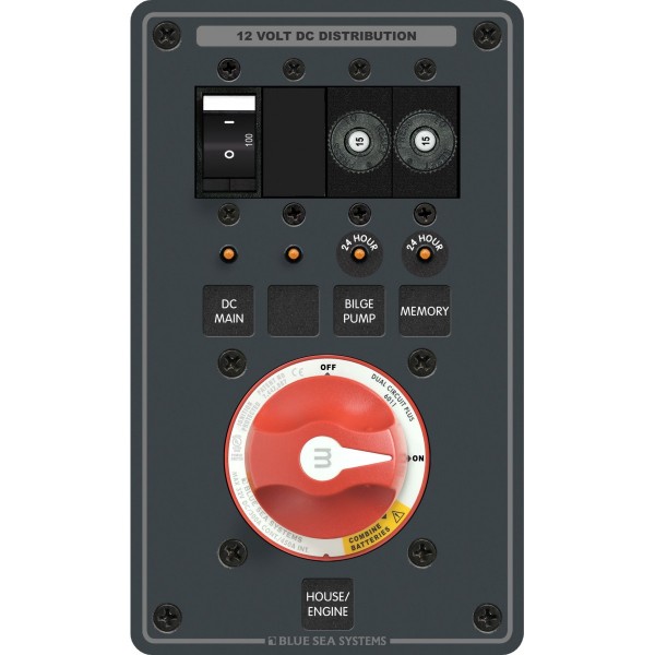 Pannello DC Gestione delle batterie a doppio banco con connettori di emergenza X cross ion incl. 3 X 6006-BSS - N°1 - comptoirnautique.com