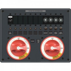 Painel de banco triplo de...