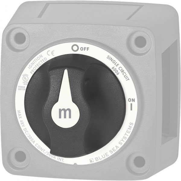 Botão de substituição do interrutor da bateria da série M Preto - N°1 - comptoirnautique.com