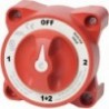 Battery selectorSwitch e-Series 4 positions Red with AFD